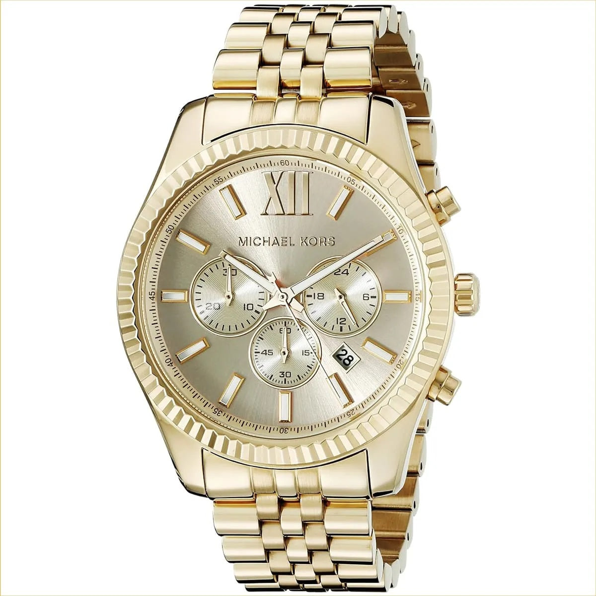 Michael Kors MK8281 Lexington Men's Gold Watch - SJR London Timepiece