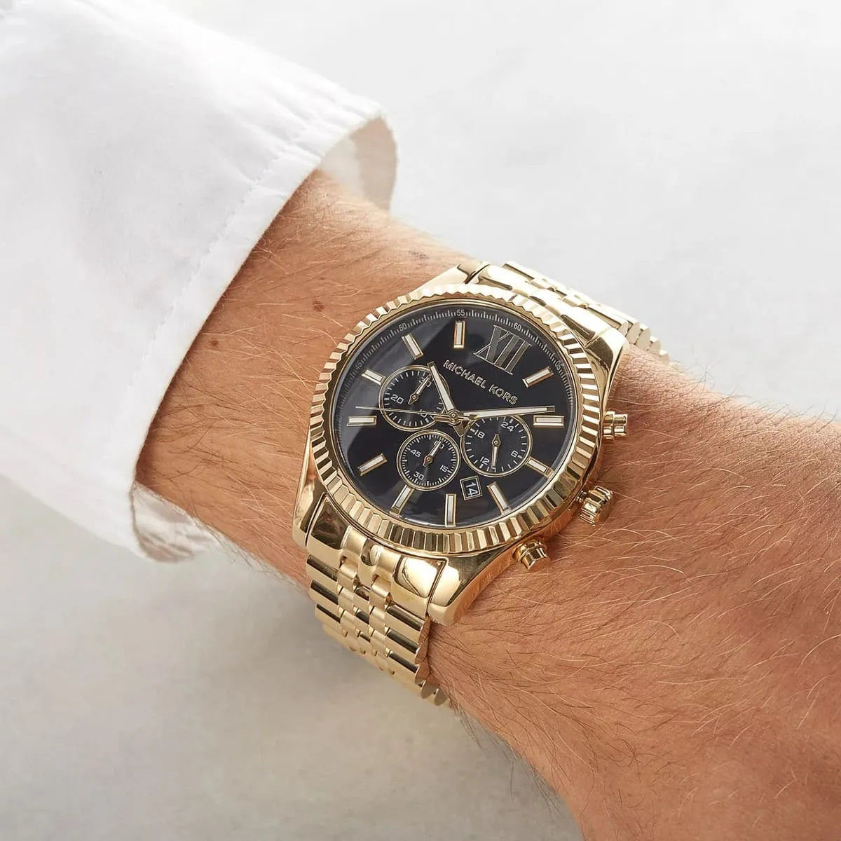 Michael Kors MK8286 Lexington Men's Gold Watch - SJR London Timepiece