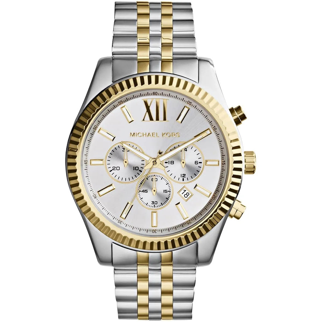 Montre bicolore Michael Kors Lexington MK8344 pour homme