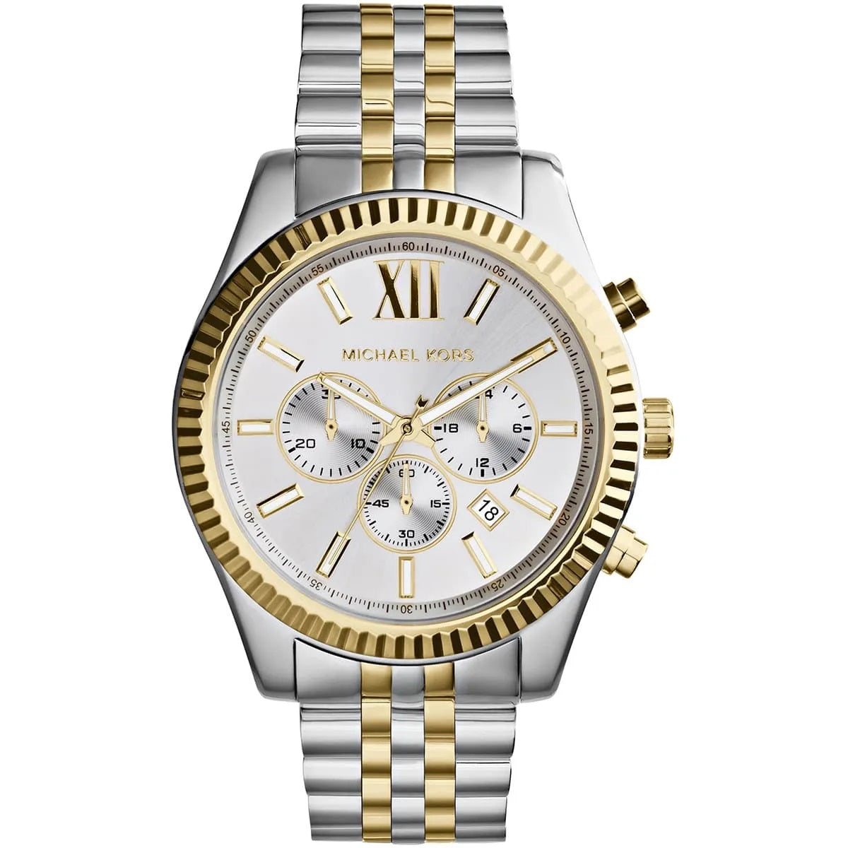 Montre bicolore Michael Kors Lexington MK8344 pour homme