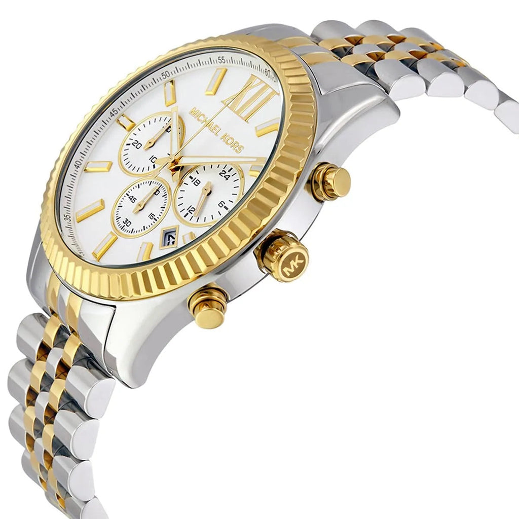 Montre bicolore Michael Kors Lexington MK8344 pour homme
