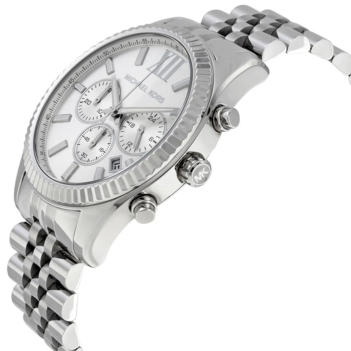 Michael Kors MK8405 Lexington Men's Silver Watch - SJR London Timepiece