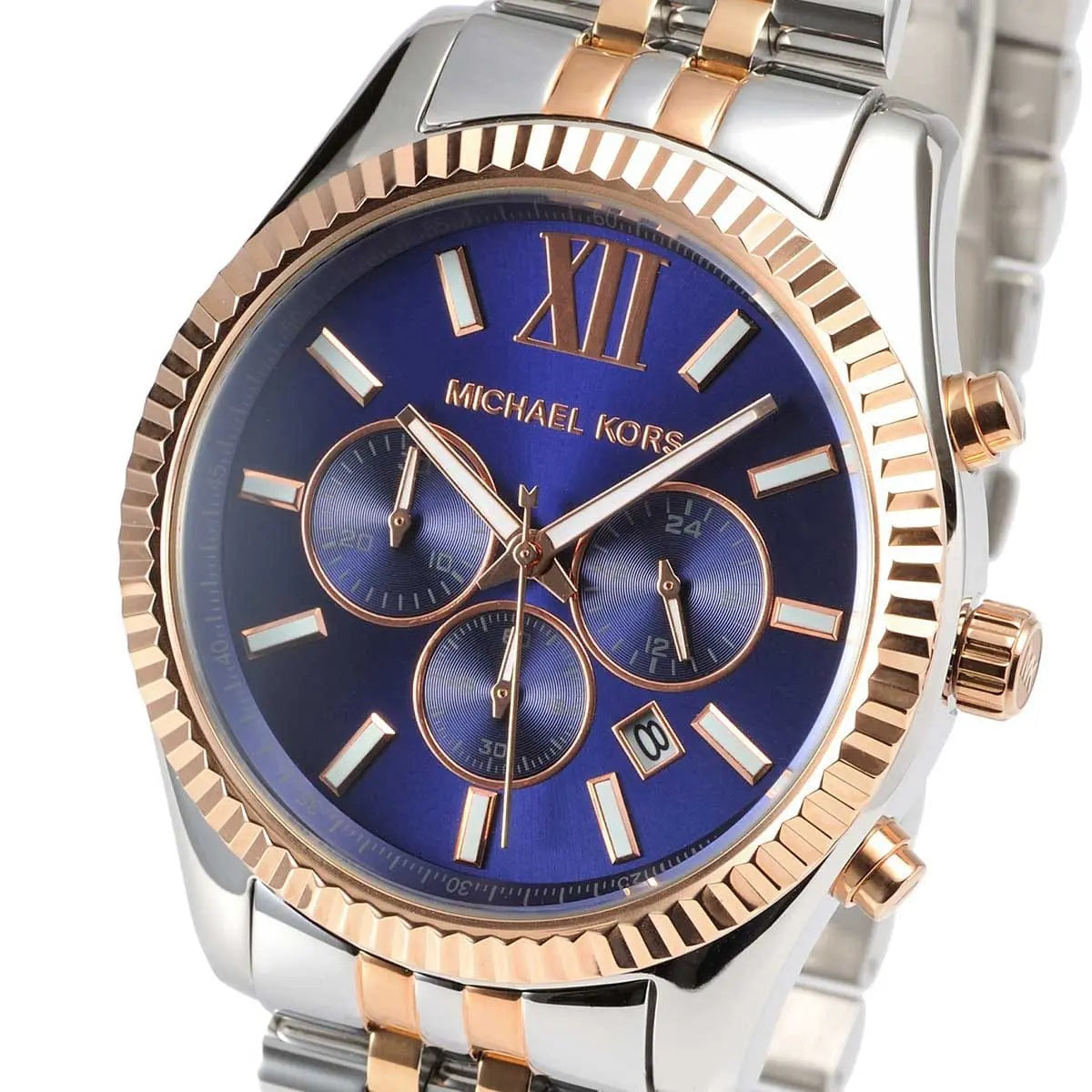 Michael Kors MK8412 Lexington Men's Two-Tone Watch - SJR London Timepiece
