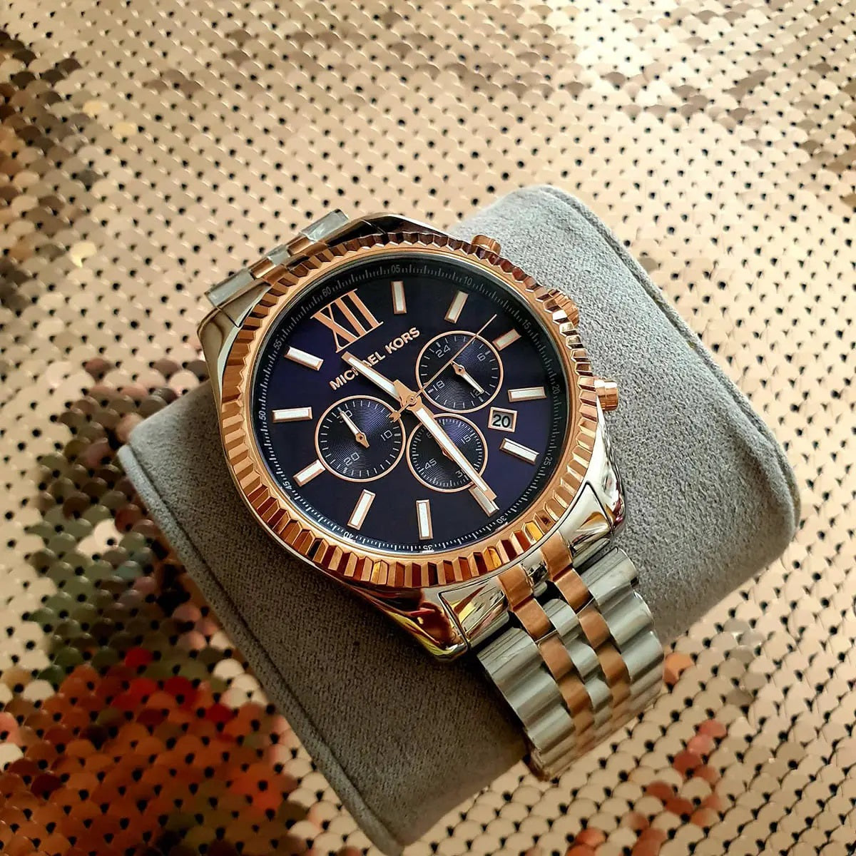 Michael Kors MK8412 Lexington Men's Two-Tone Watch - SJR London Timepiece