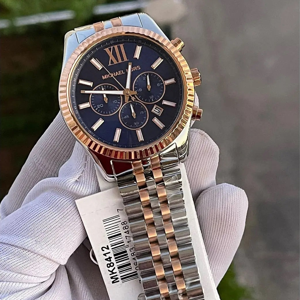 Michael Kors MK8412 Lexington Men's Two-Tone Watch - SJR London Timepiece