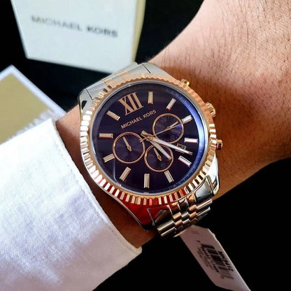 Michael Kors MK8412 Lexington Men's Two-Tone Watch - SJR London Timepiece