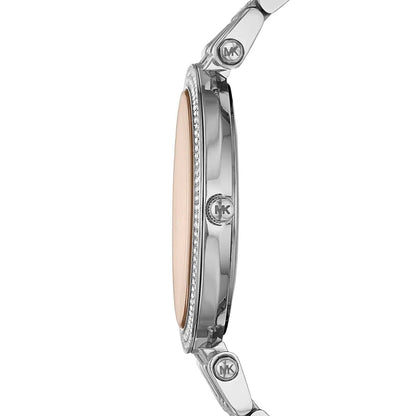 Michael Kors MK3218 Darci Women's Silver & Pink Watch - SJR London Timepiece