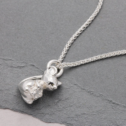 Mouse Silver Charm