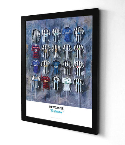 Newcastle Shirts - A2 Signed Limited Edition Prints