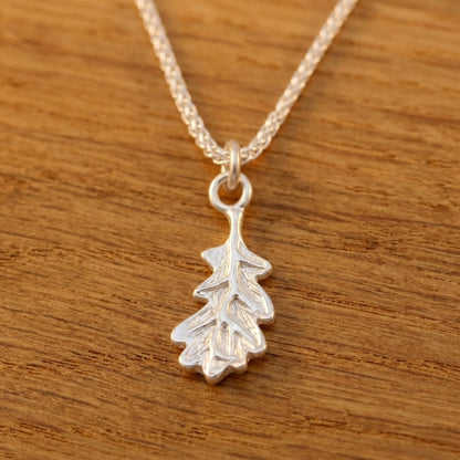 Oak Leaf Silver Charm