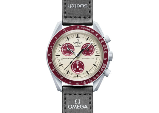 Swatch x Omega Bioceramic Moonswatch Mission to Pluto (SO33M101) - SJR London Timepiece
