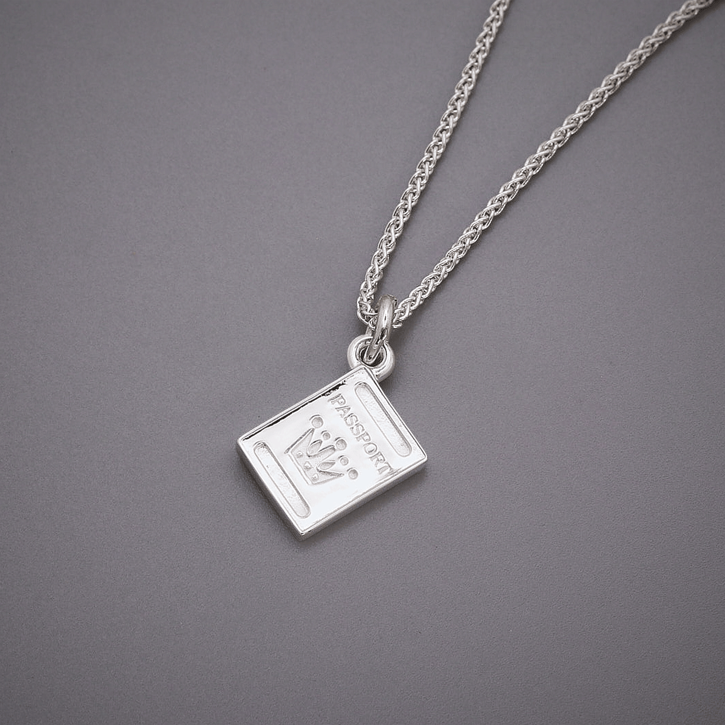 Passport Personalised Silver Charm