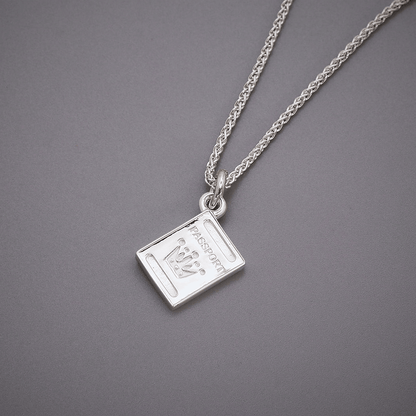Passport Personalised Silver Charm