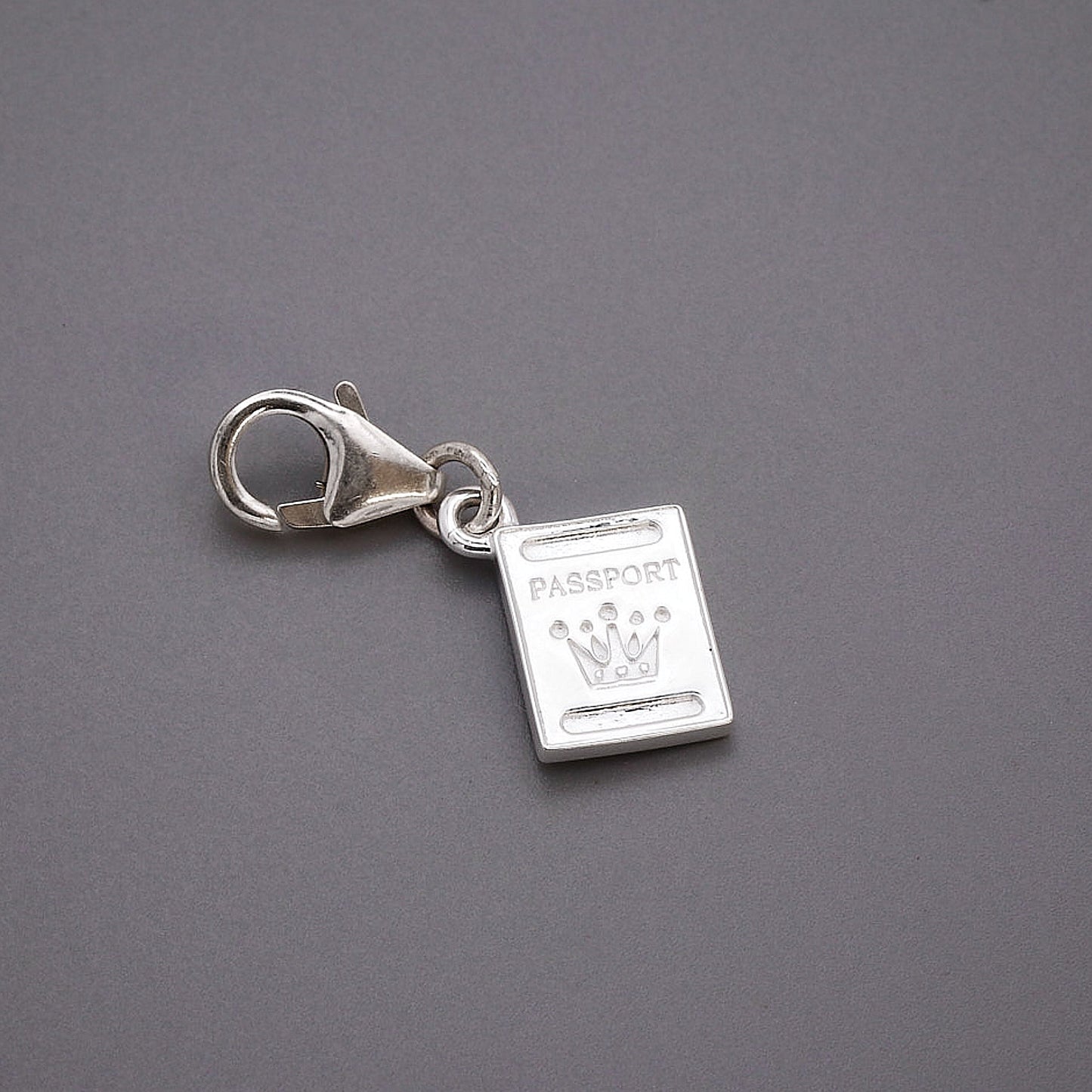 Passport Personalised Silver Charm