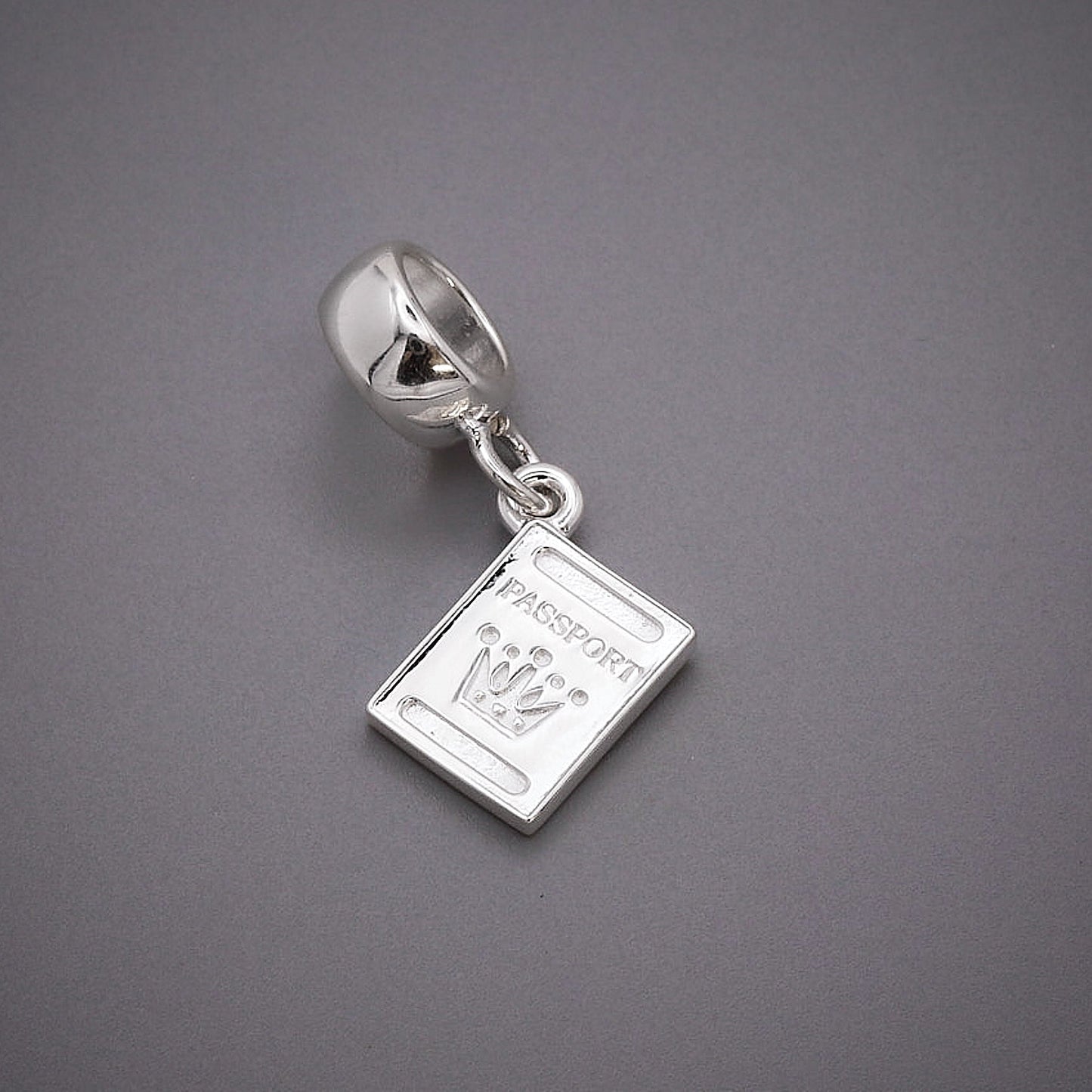Passport Personalised Silver Charm
