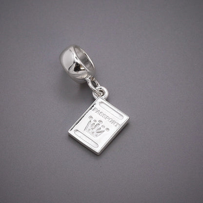 Passport Personalised Silver Charm