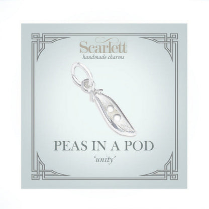 Two Peas In A Pod Silver Charm