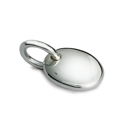 Pebble Personalised Silver Charm