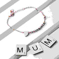 Personalised Rose Gold Heart Charm Bracelet