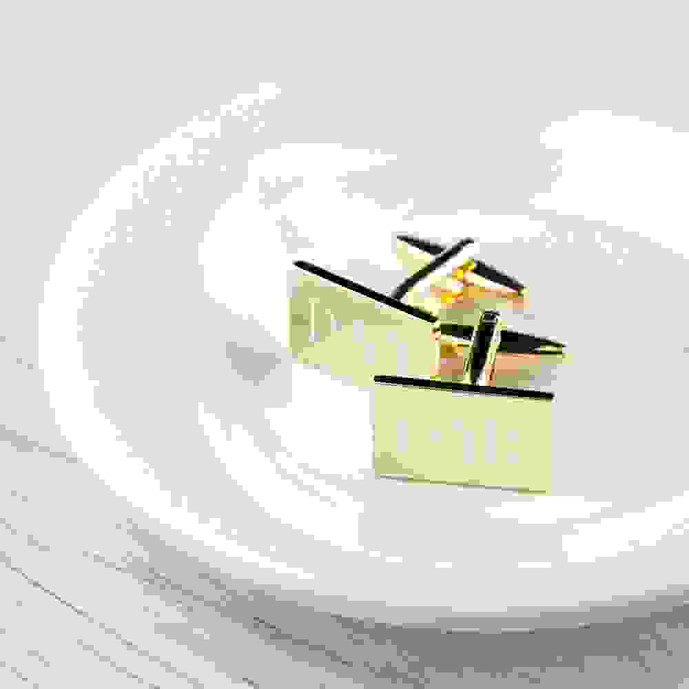 Personalised Rectangle Gold Plated Cufflinks