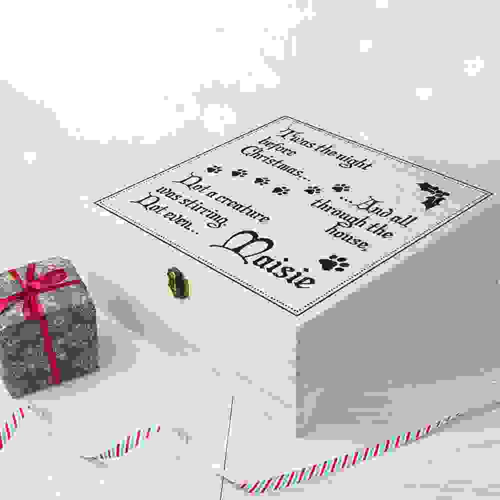 Personalised Pets 'Twas The Night Before Christmas Eve Box
