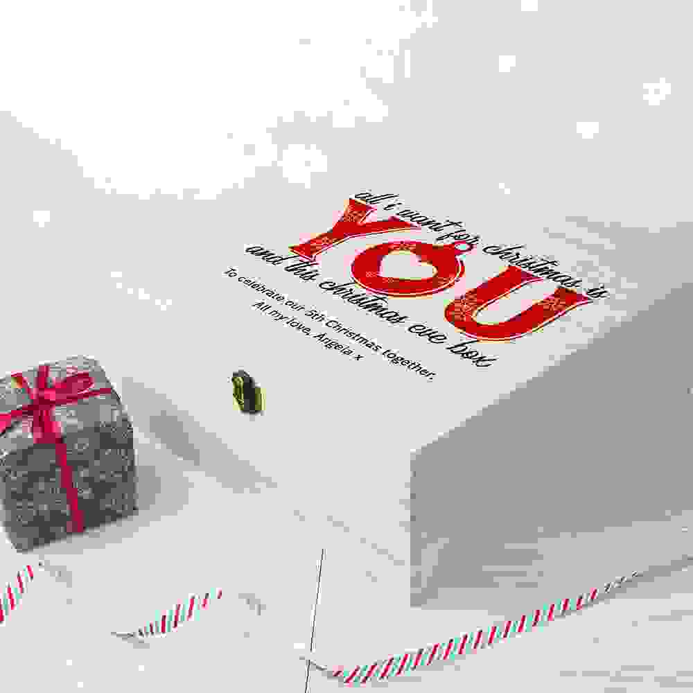 Personalised Romantic Couples Christmas Eve Box