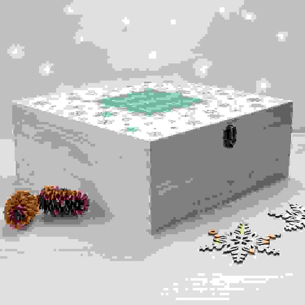 Personalised Snowflake Christmas Eve Box