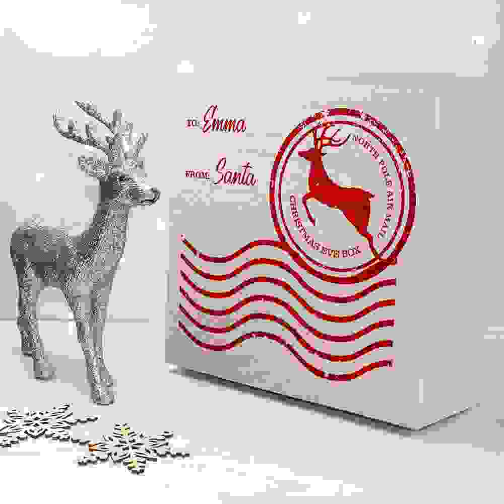 Personalised North Pole Air Mail Christmas Eve Box