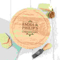 Personalised Traditional Couple's Cheese Board Set