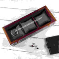 Personalised 3 Piece Wooden Watch Box