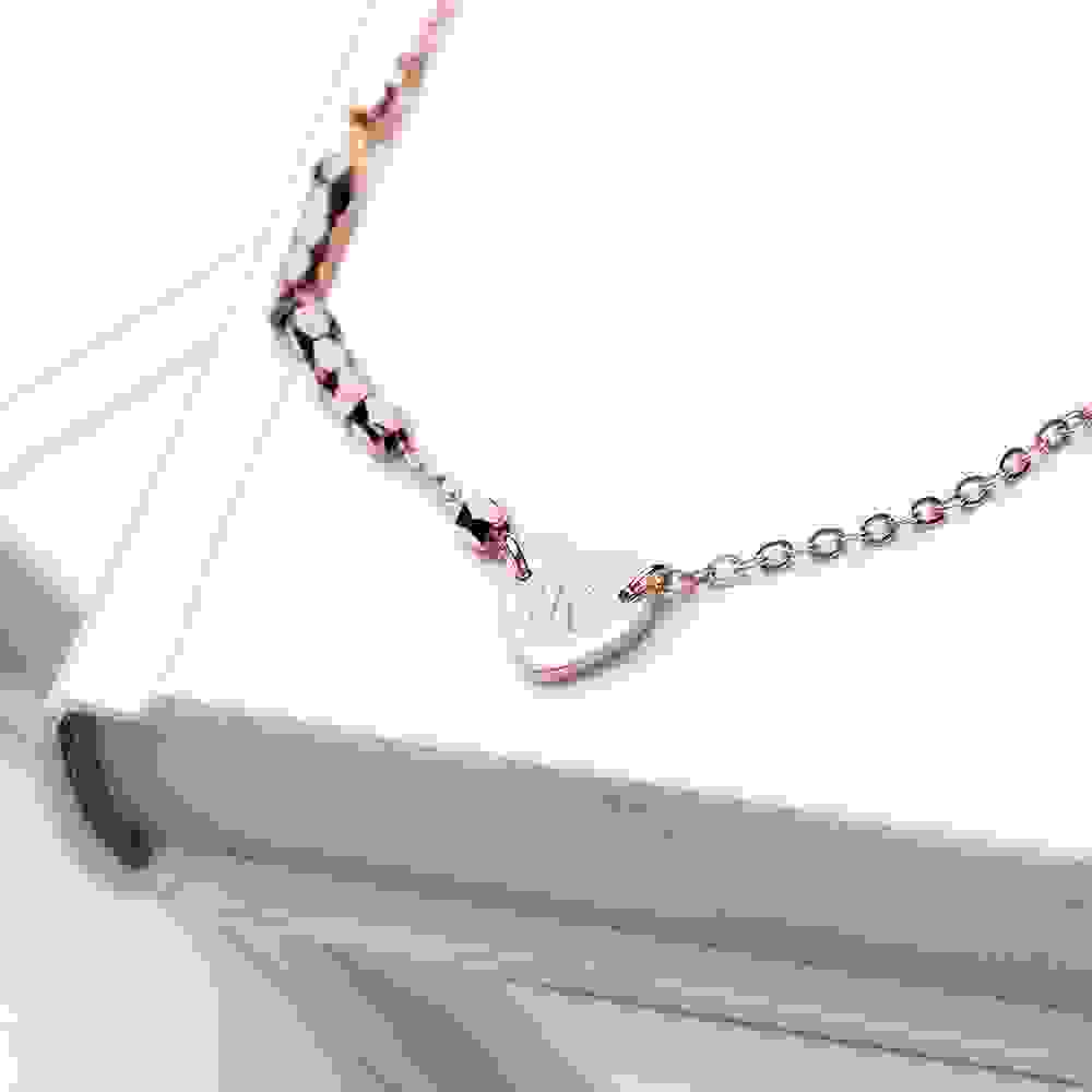 Personalised Rose Gold Heart Charm Bracelet