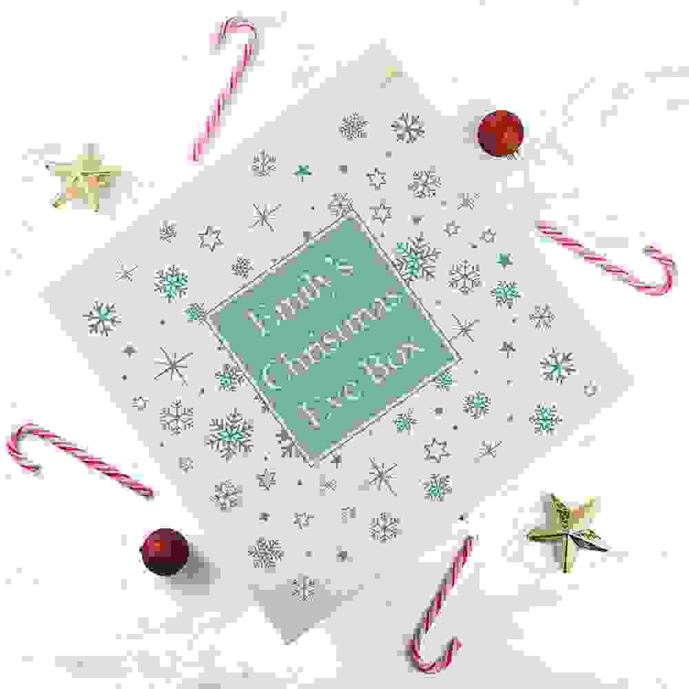 Personalised Snowflake Christmas Eve Box
