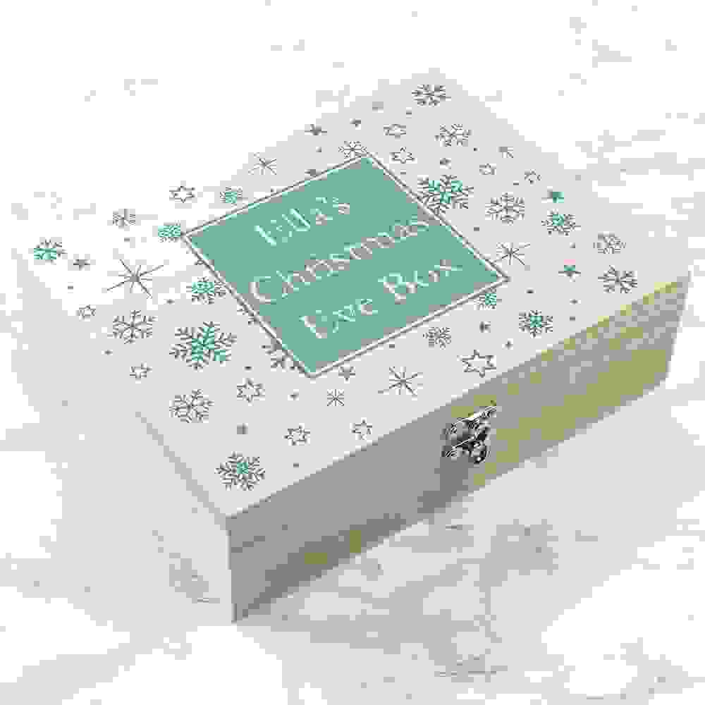 Personalised Snowflake Christmas Eve Box