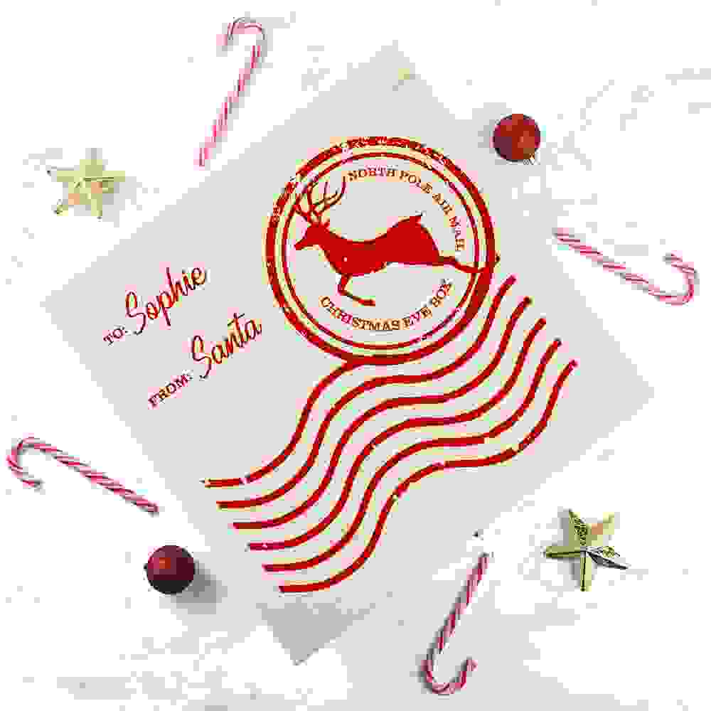 Personalised North Pole Air Mail Christmas Eve Box