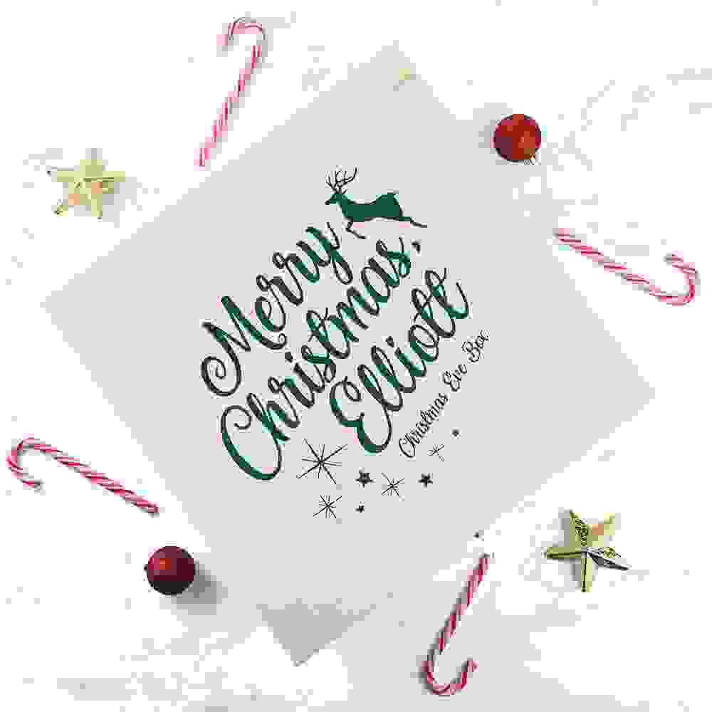 Personalised Rudolf Christmas Eve Box
