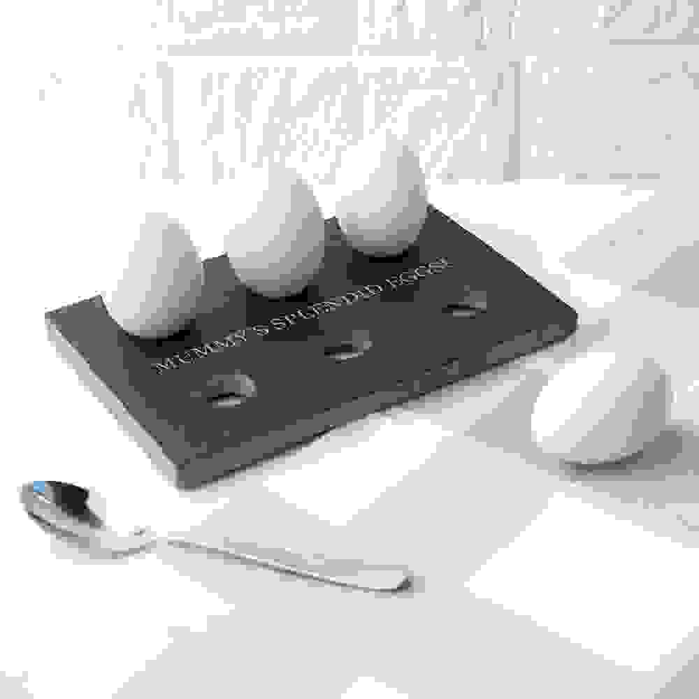 Personalised Slate Egg Holder