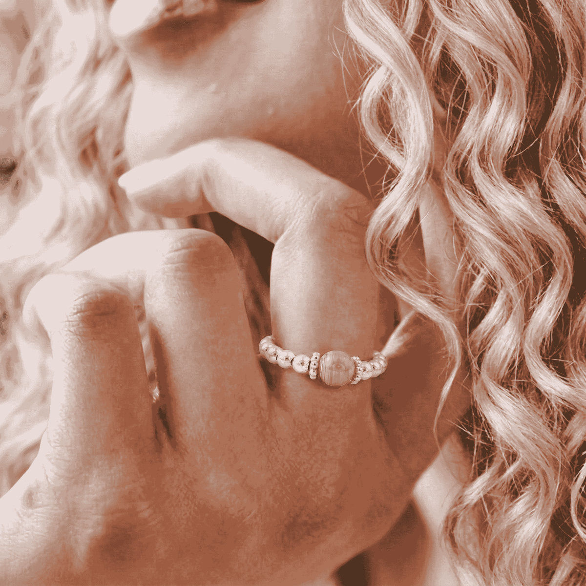Pink Stone Ring
