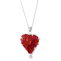 Poppy Heart Large Pendant Necklace