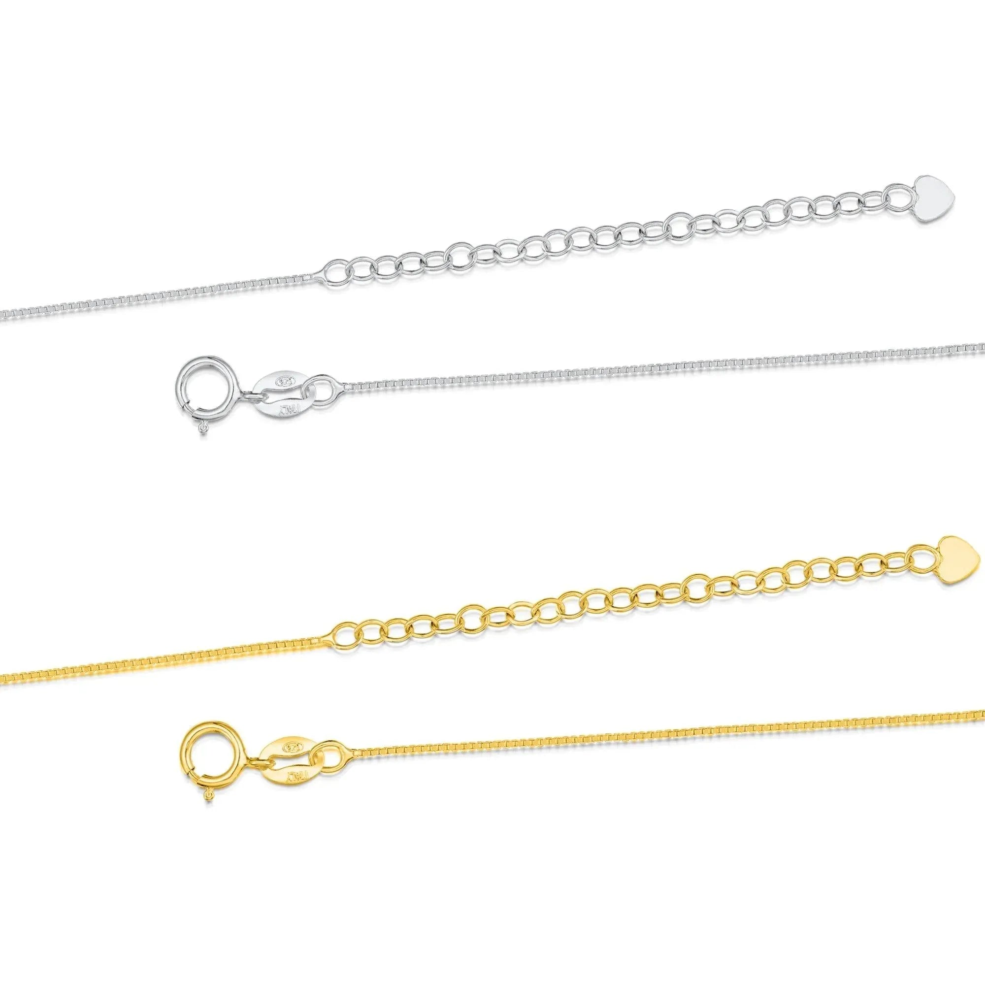 Poppy Silver Vertical Bar Pendant Necklace