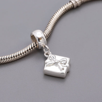Present Personalised Silver Charm