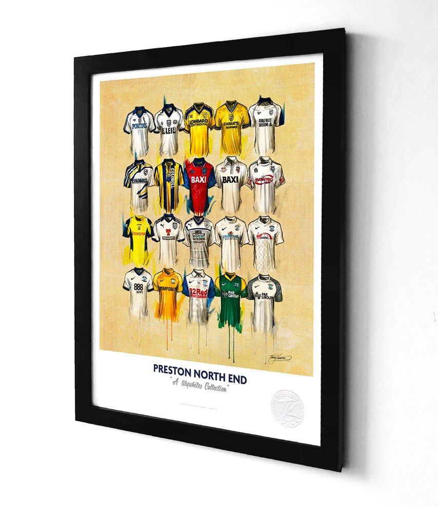 Preston North End Shirt Print | Lilywhites Wall Art