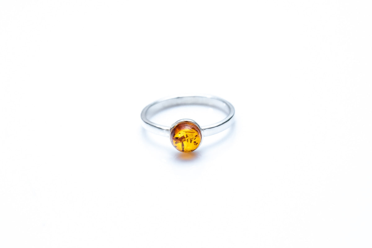 Bague Mini Ambre Empilable ESSENTIALS