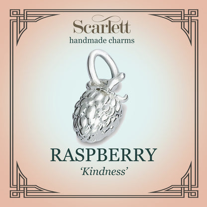 Raspberry Silver Charm