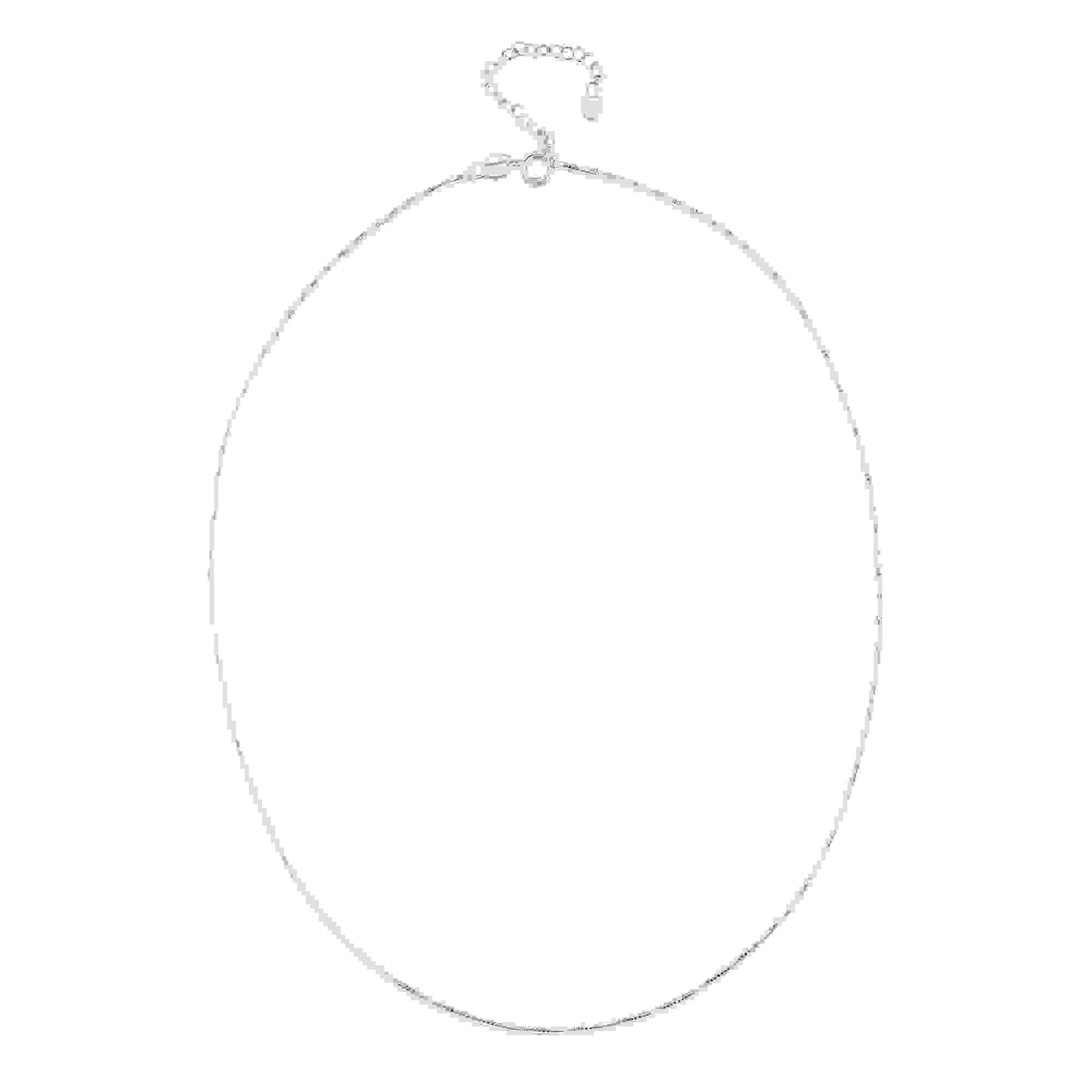 Mixed Flower Oval Pendant Necklace