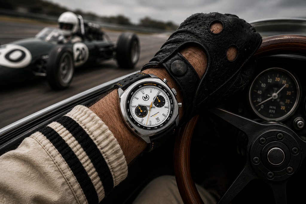 Chronographe de pilote MKII Meca-Quartz, Panda