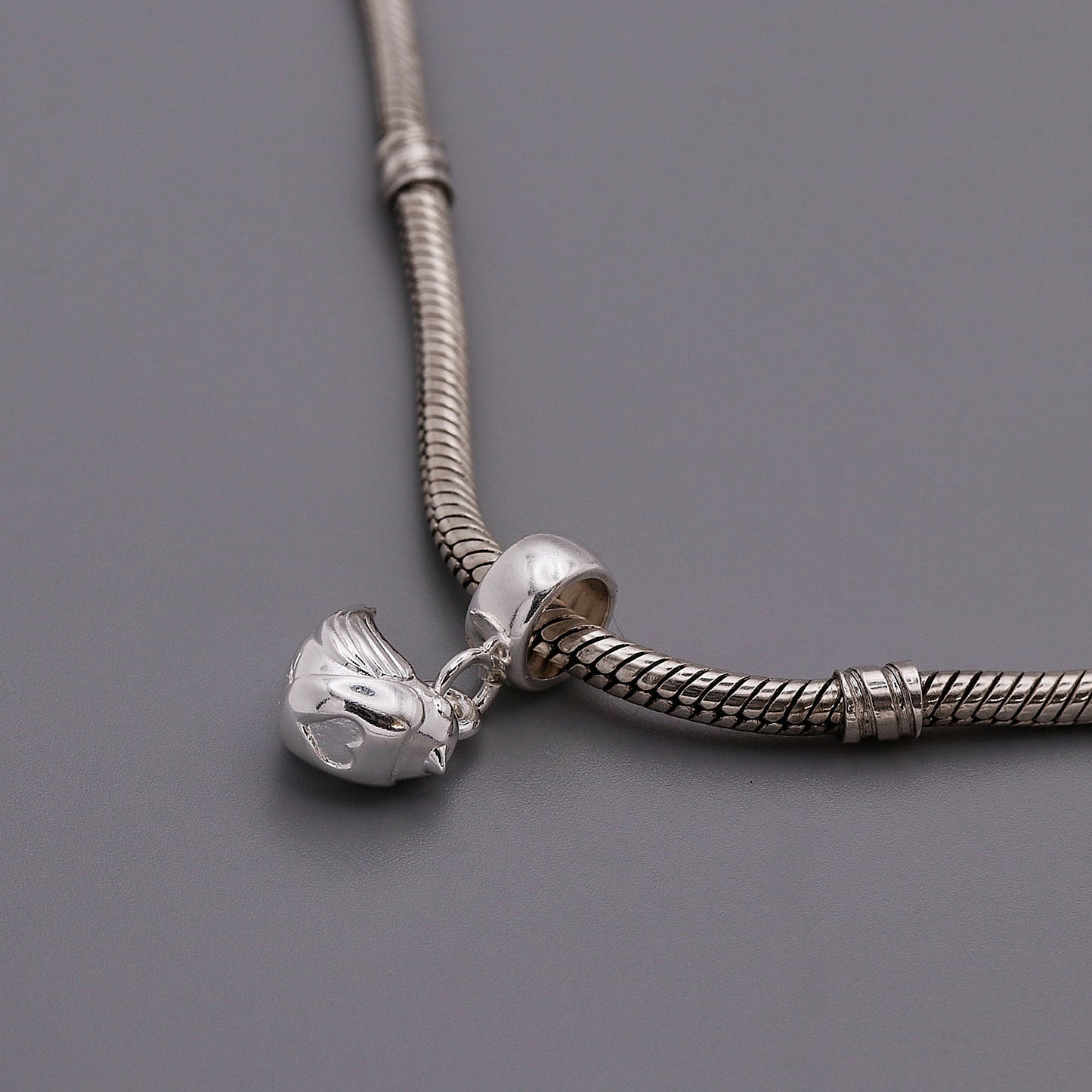 Robin Silver Charm