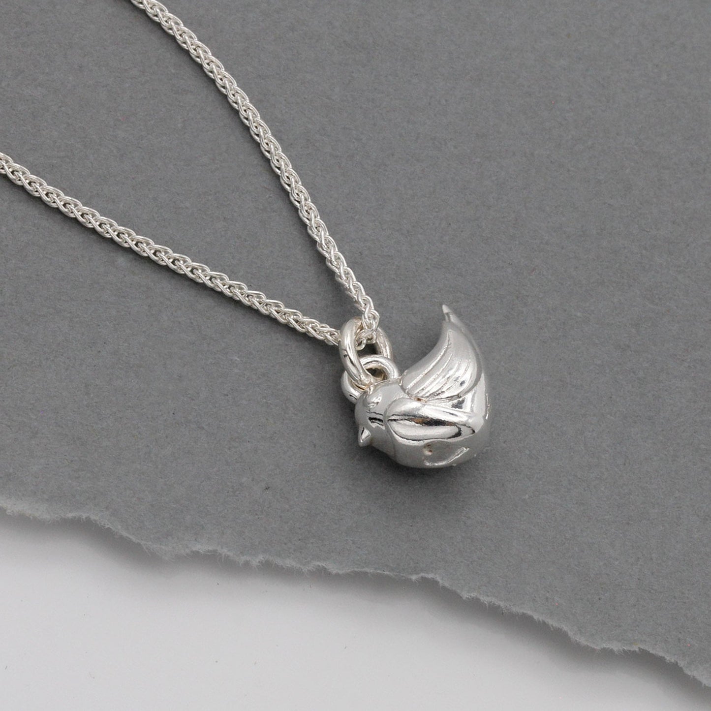 Robin Silver Charm
