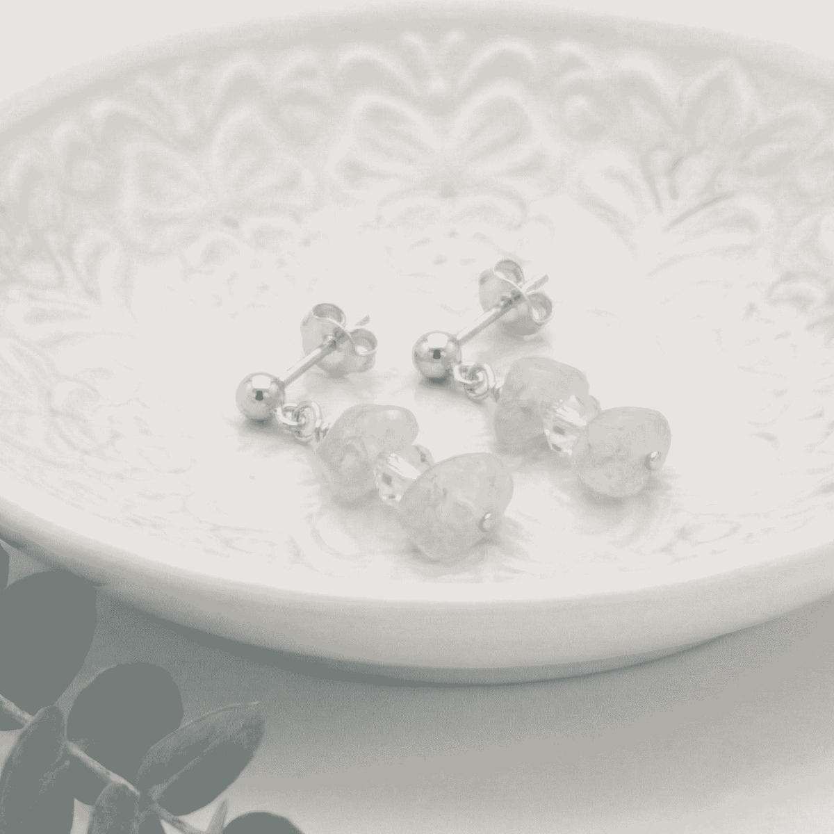 Rose Quartz Earrings