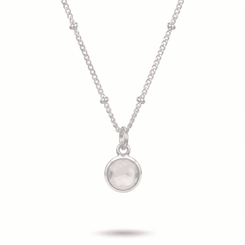 Rose Quartz Birthstone Necklace