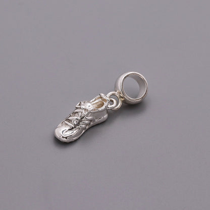 Running Shoe Silver Charm